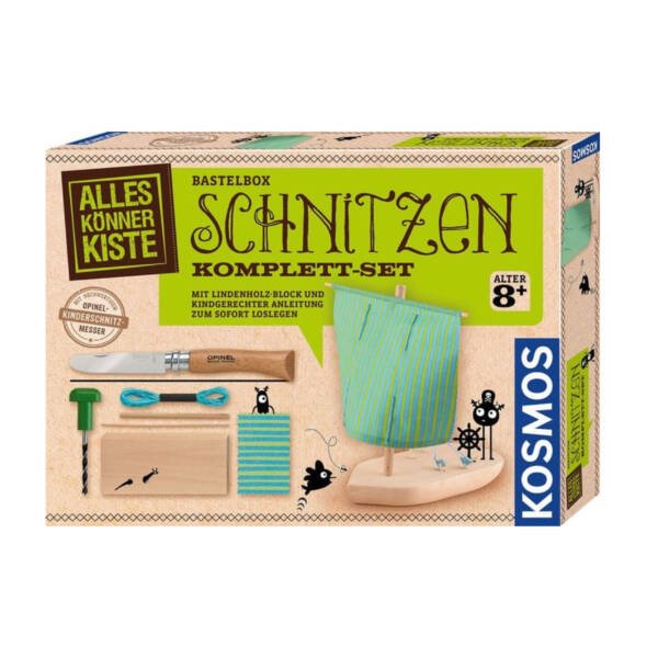 KOSMOS - AllesKönnerKiste - Schnitzen Komplett-Set