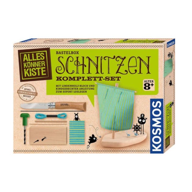 KOSMOS - AllesKönnerKiste - Schnitzen Komplett-Set